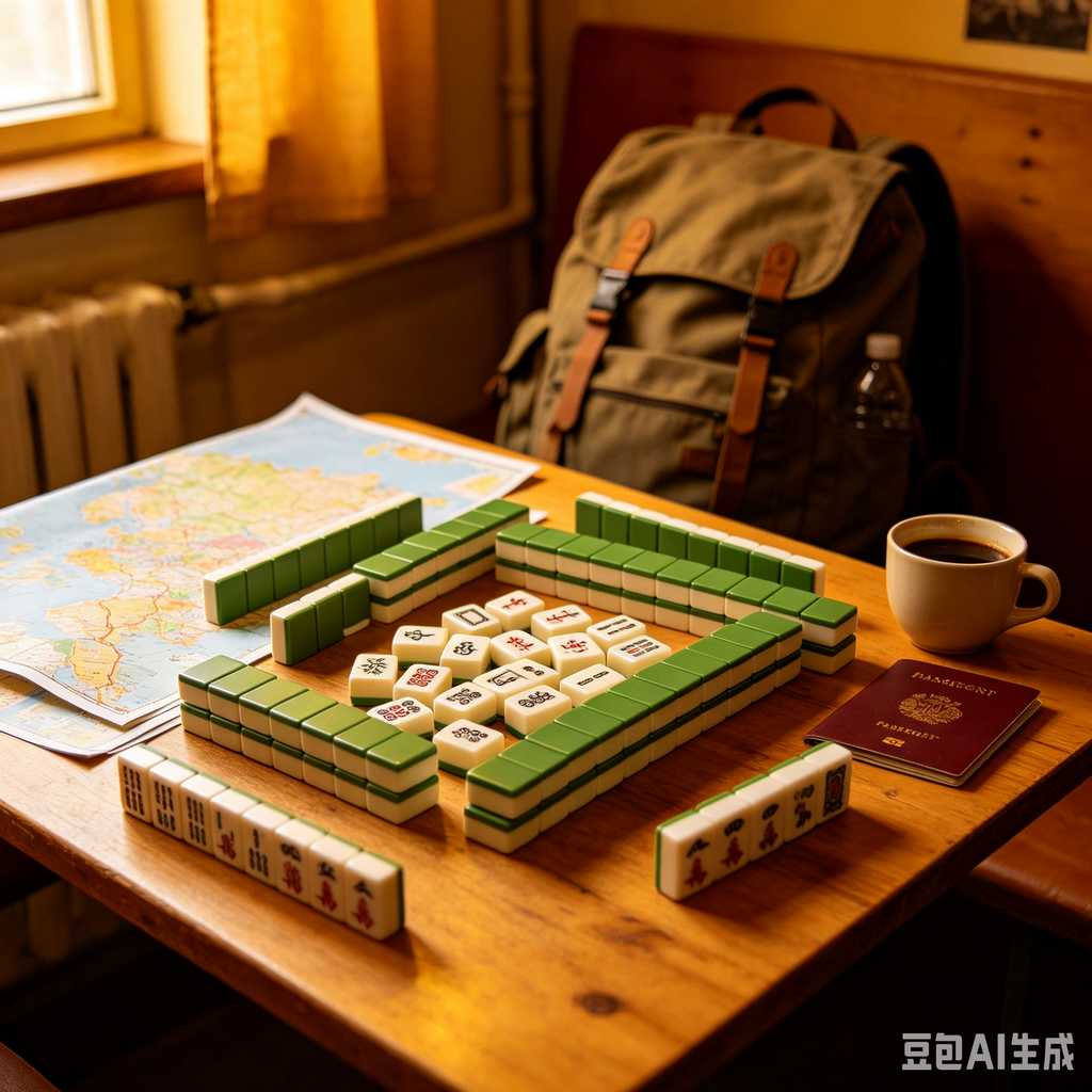 simulated ivory mahjong set