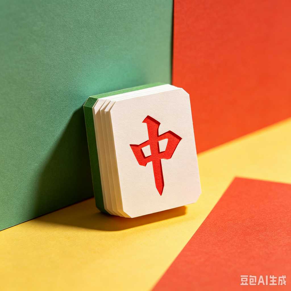 floral design mahjong set