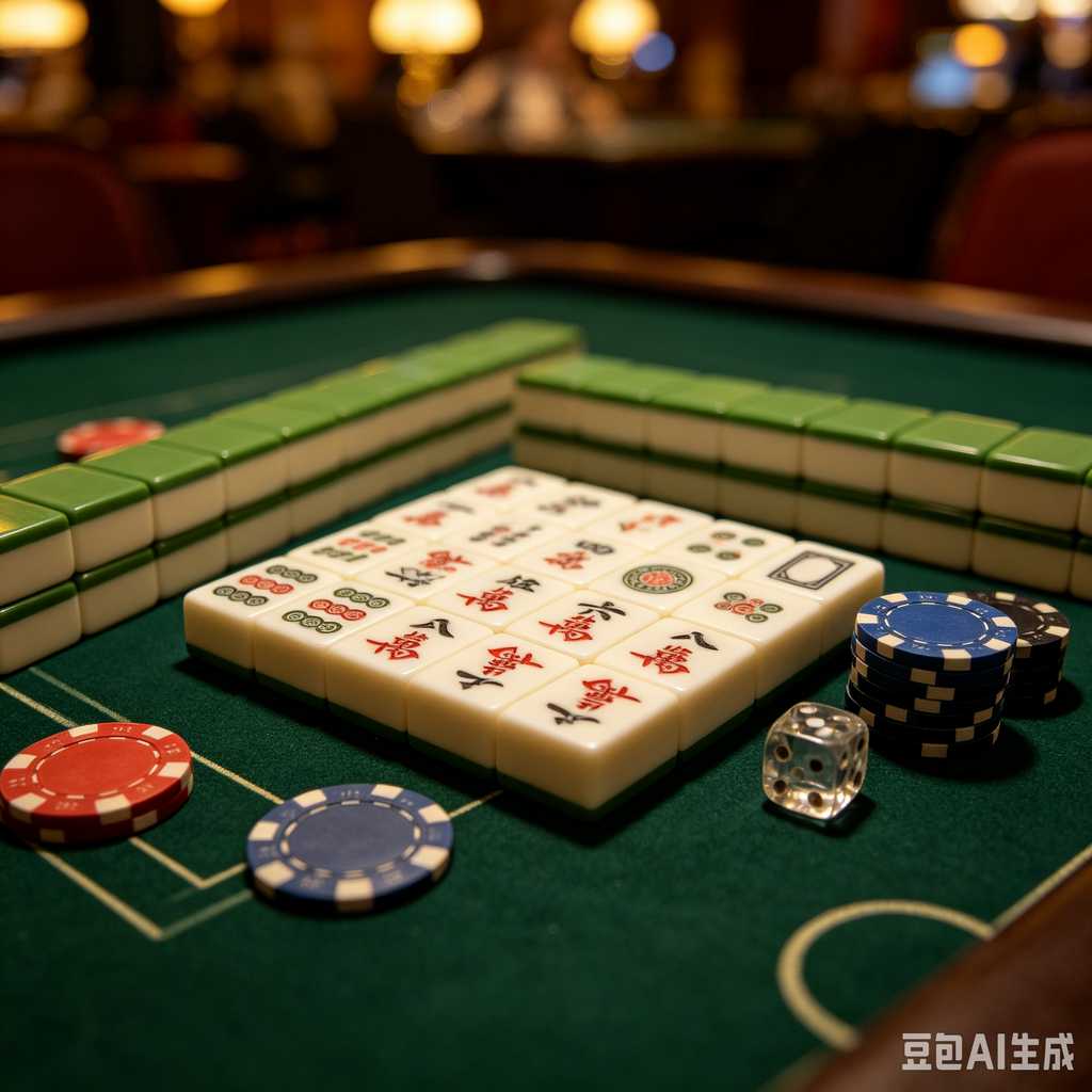 modern oriental mahjong set